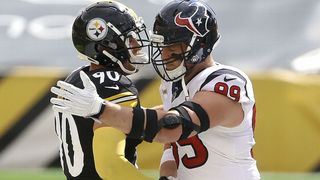 Steelers' T.J. Watt And Brother J.J. Potentially Have Breaking News About Their Next Venture (Watt Brothers). Photo by Charles LeClaire / USA TODAY Sports